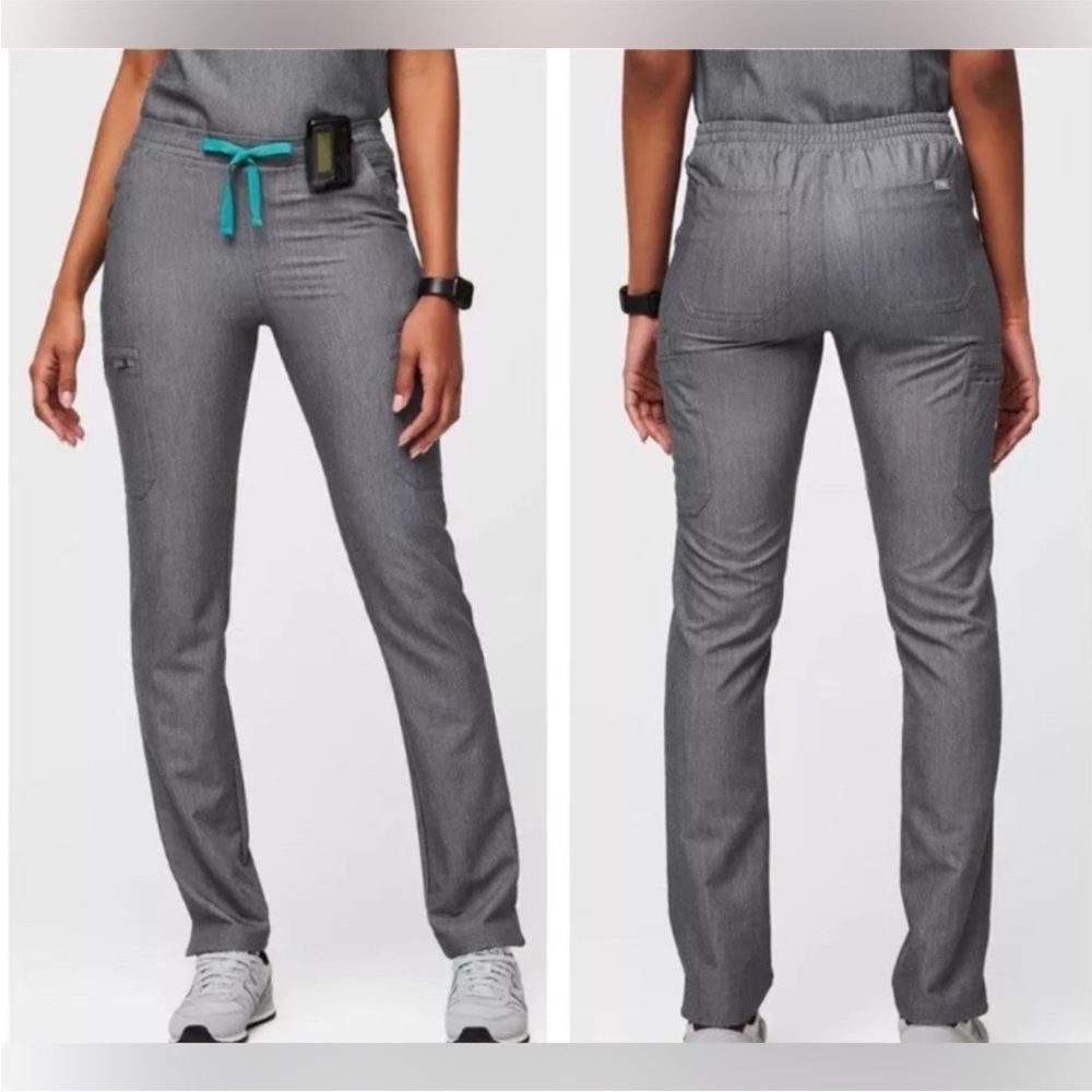 Figs Yola Skinny Scrub Pants size medium color graphite.